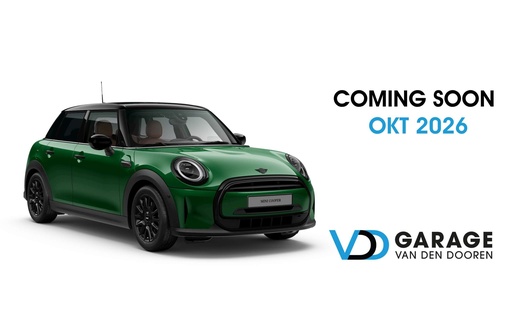 MINI Cooper 5-deurs / AUTOMAAT / PANO / HUD / CAM /  KEYLESS  / LEDER CHEST MALT / BLACK PACK ...